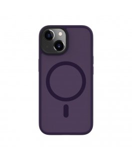 Apple iPhone 14 Hybrid Case With Magnetic PC+TPU Deep Purple