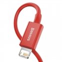 Baseus CALYS-A09 lightning kabelis 1 m Sarkans Baseus CALYS-A09 lightning kabelis 1 m Sarkans