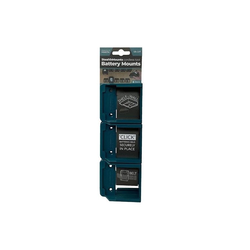 Stealthmounts Makita 18V LXT battery holders