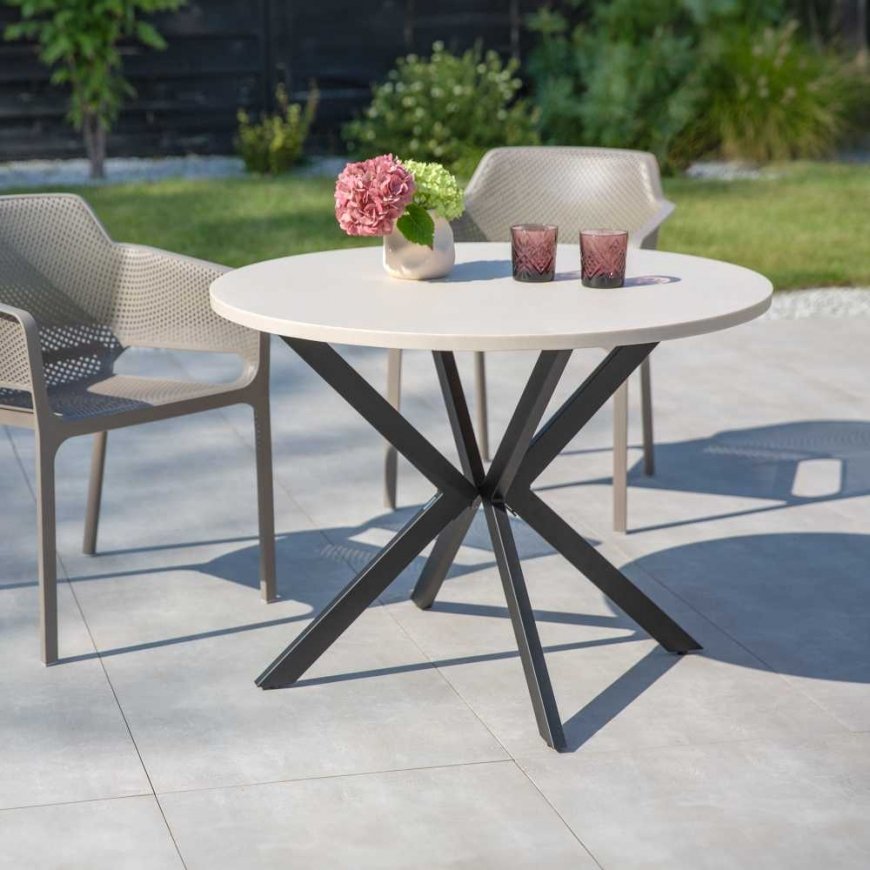 Garden table Lukka 100 cm natural PATIO