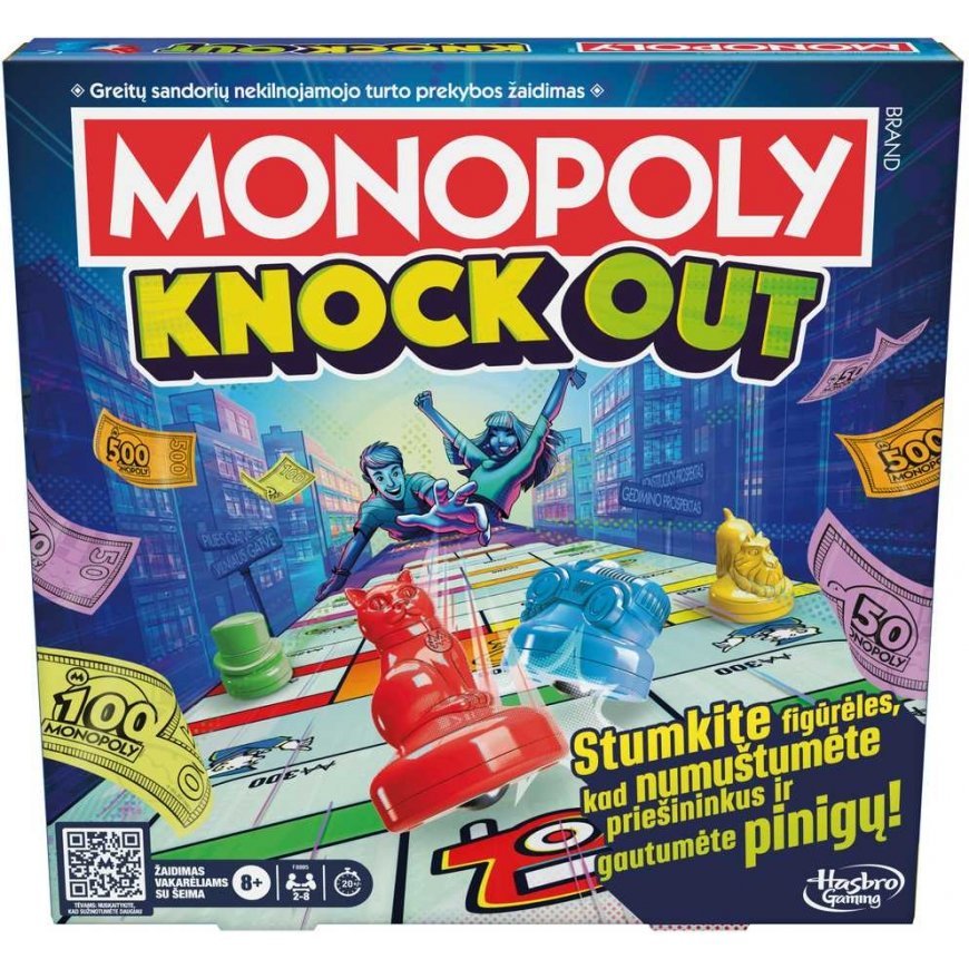 MONOPOLY Game "Monopoly: Knockout" (Lithuanian)