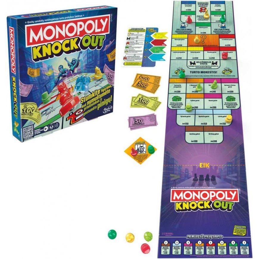 MONOPOLY Game "Monopoly: Knockout" (Lithuanian) – 3