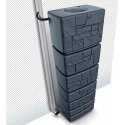Prosperplast RAINWATER TANK WATER TOWER STONES 350L SMOOTH GRAY Prosperplast RAINWATER TANK WATER TOWER STONES 350L SMOOTH GRAY