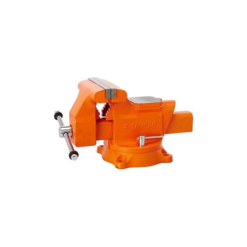 Locksmith's clamps, HEAVY DUTY 200mm 30kg. 360° rotatable. Interchangeable lips Truper®