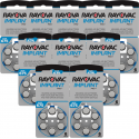 Rayovac Implant Pro Baterijos Klausos Aparatams 60 Vnt.