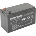 Battery AGM EUROPOWER series EPL 12V 7.2Ah T1