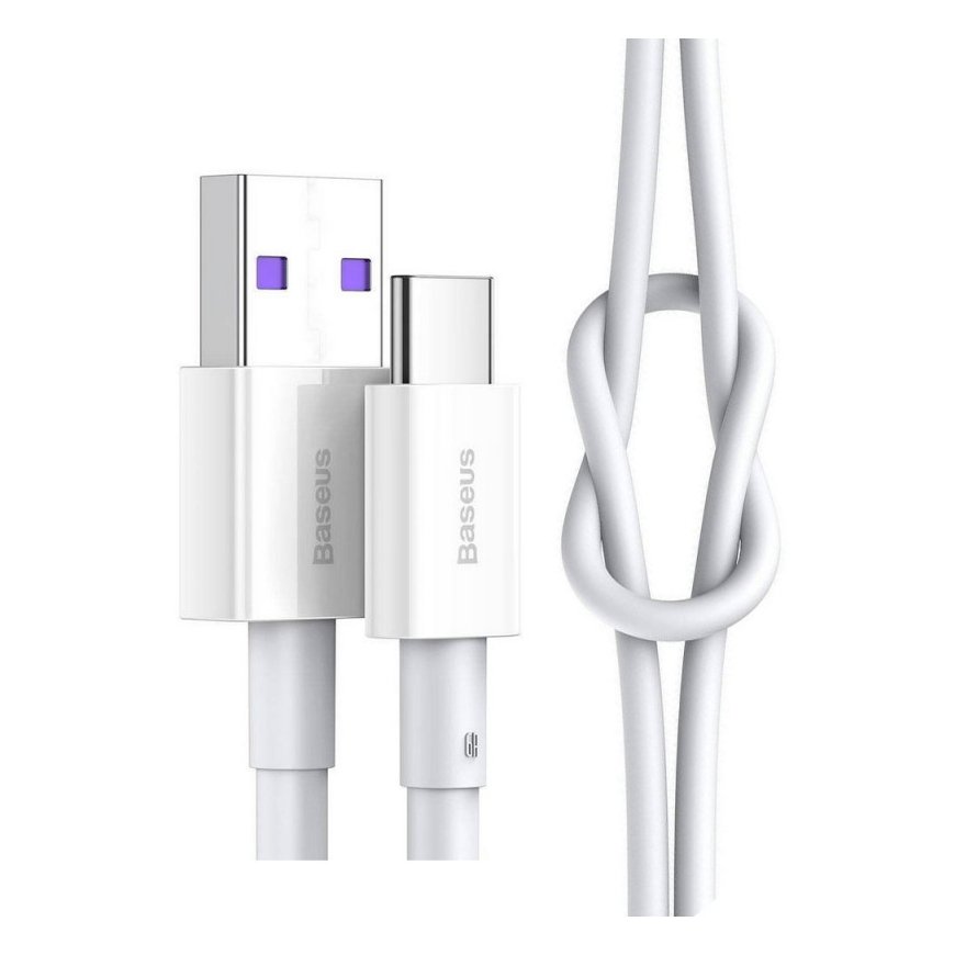 Baseus CATYS-A02 USB cable 2 m USB A USB C White – 2