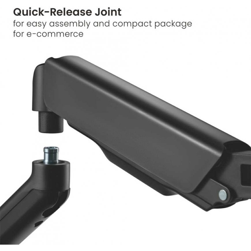 Spacetronik Spring-loaded wall mount for two SPA-WG112 monitors – 4