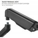 Spacetronik Spring-loaded wall mount for two SPA-WG112 monitors Spacetronik Spring-loaded wall mount for two SPA-WG112 monitors