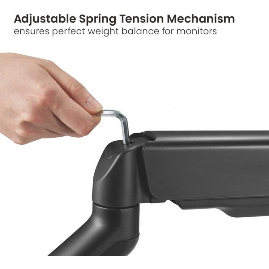 Spacetronik Spring-loaded wall mount for two SPA-WG112 monitors – 5
