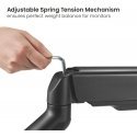 Spacetronik Spring-loaded wall mount for two SPA-WG112 monitors Spacetronik Spring-loaded wall mount for two SPA-WG112 monitors