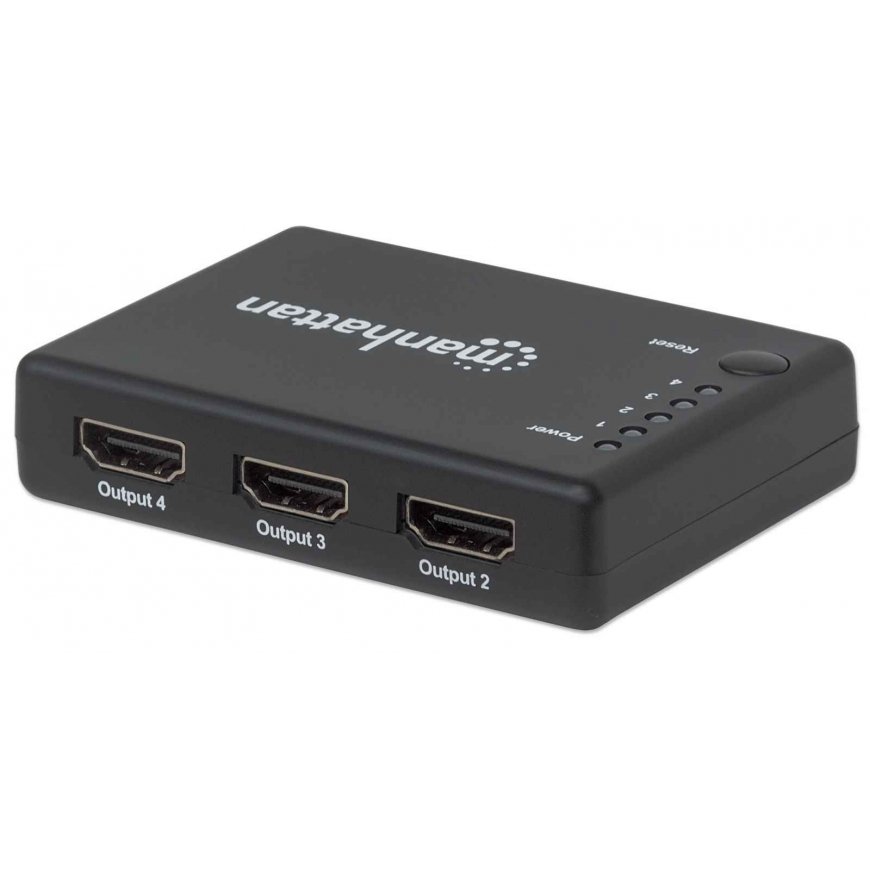 Manhattan 207706 video sadalītājs HDMI 4x HDMI – 5