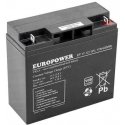 Battery AGM EUROPOWER EPL series 12V 17Ah (lifetime 15 years)