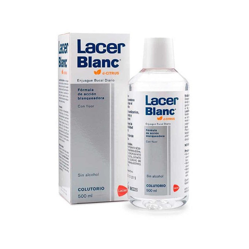 Mouth wash Lacer Lacerblanc Whitener Lemon tree 500 ml