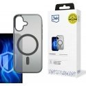 Dėklas 3mk Frosty MagCase Apple iPhone 16 juodas Dėklas 3mk Frosty MagCase Apple iPhone 16 juodas