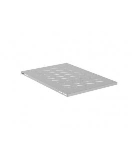 LENTYNA 19" SPINTELĖMS 800mm GRAY LANBERG (1U/480X675MM KROVIMO TALPA IKI 120KG, MONTAVIMAS 4 TAŠKAIS)