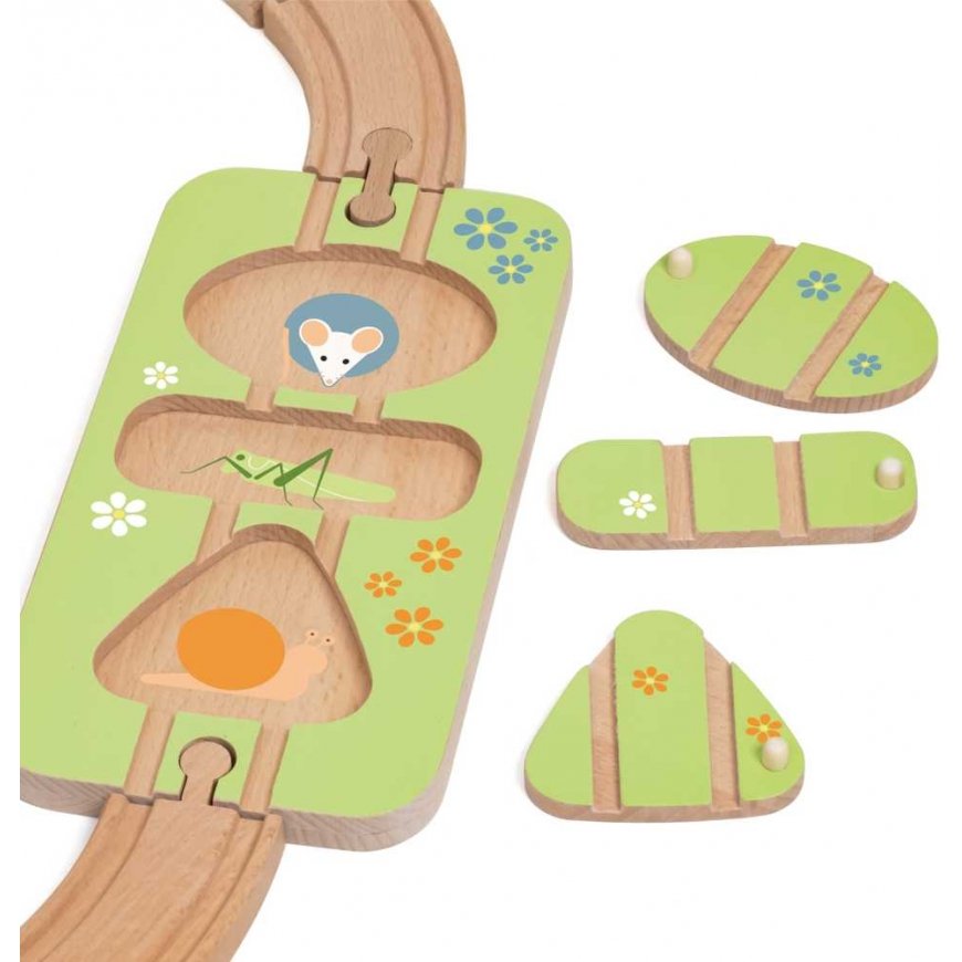 Wooden train track Railway Classic world – 5