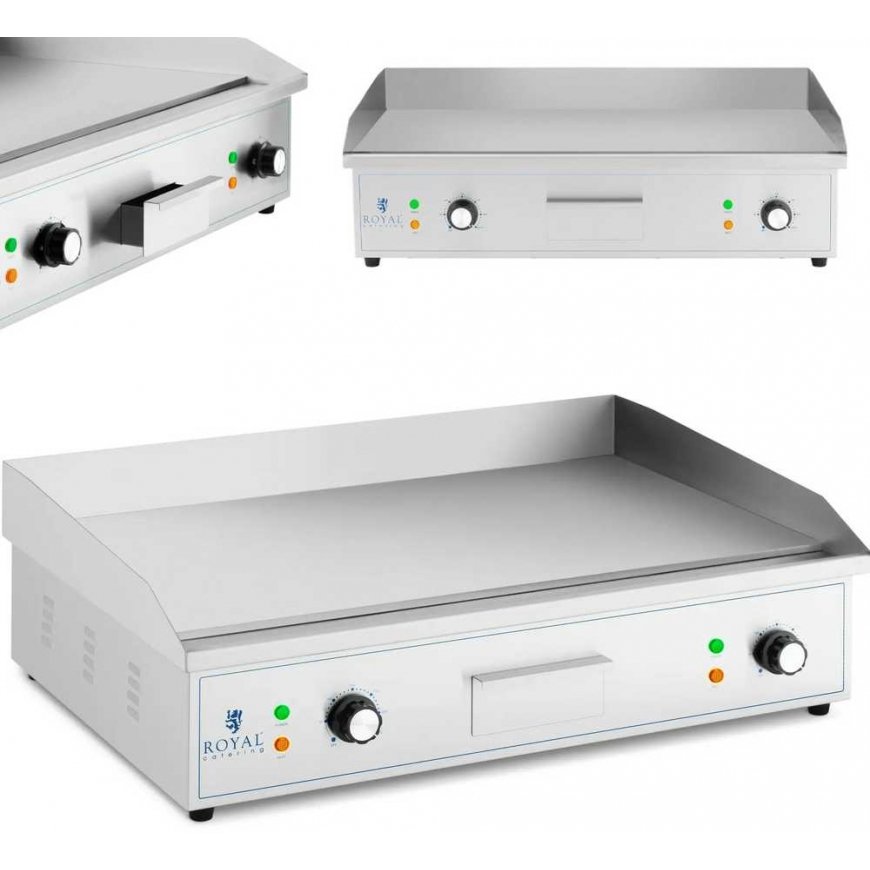 Royal Catering Grilis elektrinis płyta grilio gładka 727 x 420 mm 4400 W