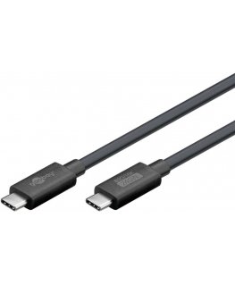 Kabelis USB-C USB4 v2.0 80 Gb/s 240W 16K Goobay 1,2m