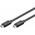 Cable USB-C USB4 v2.0 80 Gb/s 240W 16K Goobay 1.2m Cable USB-C USB4 v2.0 80 Gb/s 240W 16K Goobay 1.2m