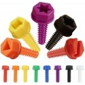 Masterkidz Colored Screws 5 Shapes STEM Creative Board 512 Pieces Mixed Colors Masterkidz Colored Screws 5 Shapes STEM Creative Board 512 Pieces Mixed Colors