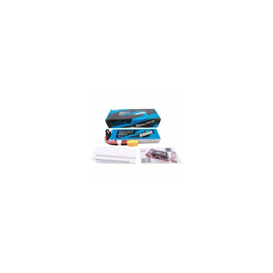Gens ace G-Tech 5000mAh 11.1V 45C 3S1P lipo battery with XT90 Plug – 4