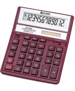 Eleven Eleven calculator SDC888XRD, Red, desktop, 12 places