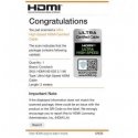 HDMI kabelis Conotech NS-002 ver.2.1 ULTRA HIGH SPEED 8K - 2m HDMI kabelis Conotech NS-002 ver.2.1 ULTRA HIGH SPEED 8K - 2m