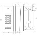Laskomex CD-2600R audio is a surface-mounted RFID key reader made of stainless steel. Laskomex CD-2600R audio is a surface-mounted RFID key reader made of stainless steel.