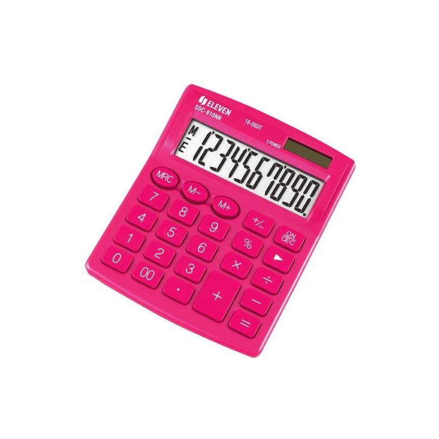 Eleven Calculator SDC810NRPKE, pink, desk, 10