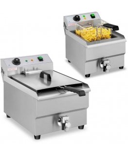 Royal Catering Gruzdintuvė reguliuojamas maitinimas elektrinė elektrinė su čiaupas 230 V 3500W 16 L