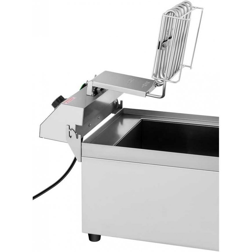 Royal Catering Gruzdintuvė reguliuojamas maitinimas elektrinė elektrinė su čiaupas 230 V 3500W 16 L – 5