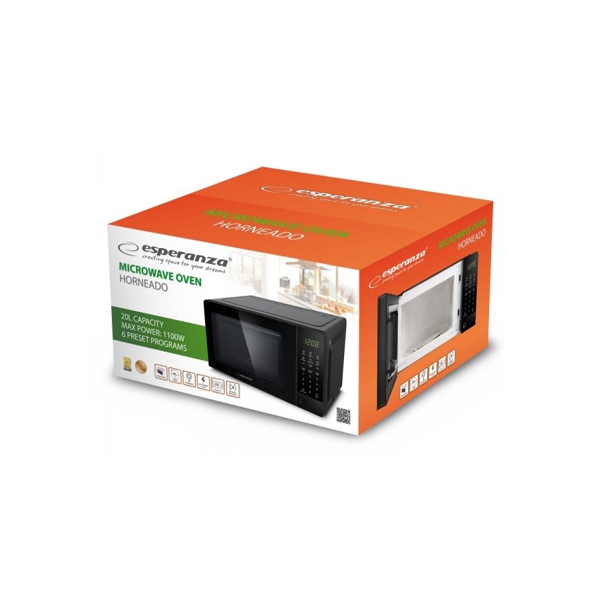 Esperanza EKO009 mikroviļņu krāsns Novietojams uz