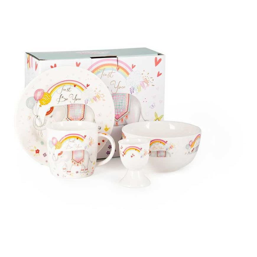 Fissman Dish Set 4 add. 17/13 cm (porcelain)