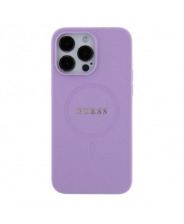 Case Guess GUHMP16SPSAHMCU iPhone 16 16 6.1" purple/violet hardcase Saffiano MagSafe