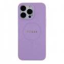 Case Guess GUHMP16SPSAHMCU iPhone 16 16 6.1" purple/violet hardcase Saffiano MagSafe Case Guess GUHMP16SPSAHMCU iPhone 16 16 6.1" purple/violet hardcase Saffiano MagSafe