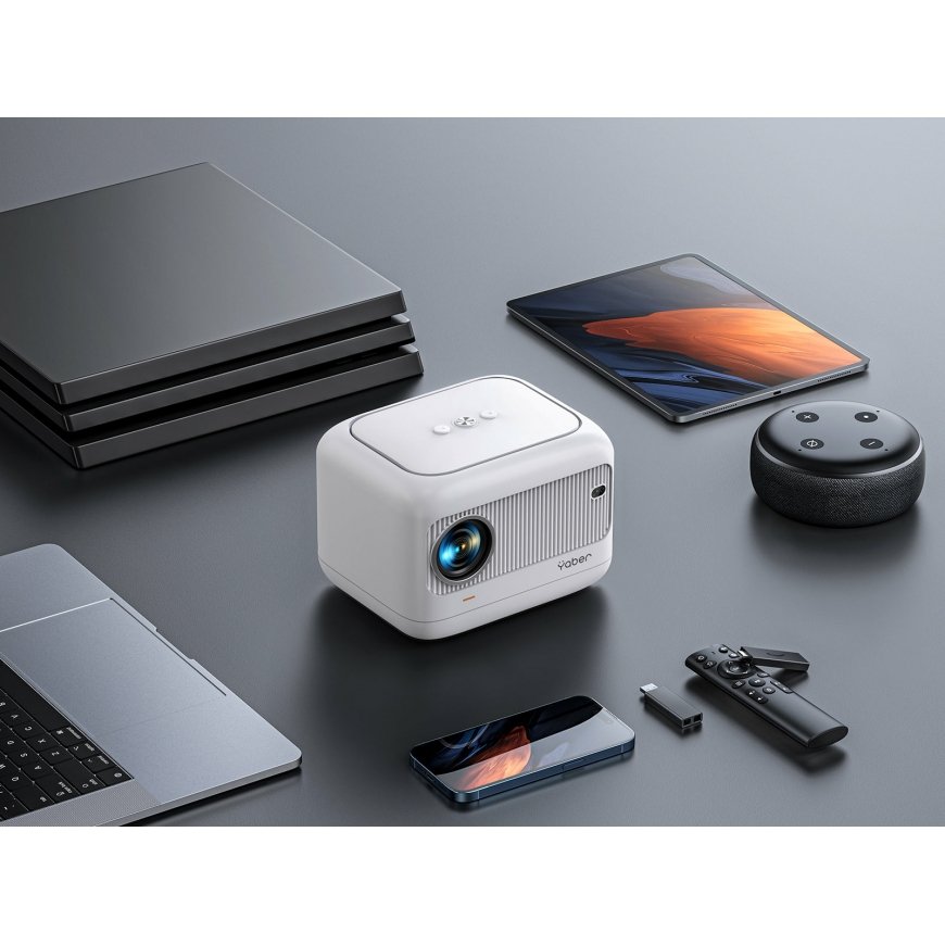 Yaber L1 data projector LCD 720p (1280x720) White – 5