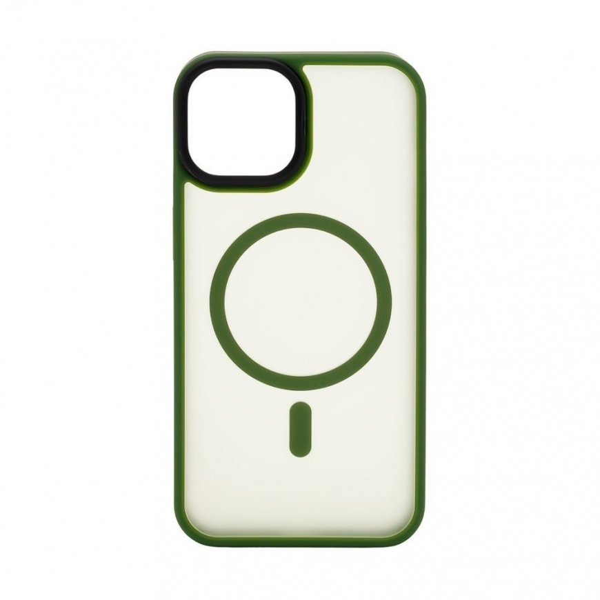 Apple iPhone 13 Pro Max Hybrid Case With Magnetic PC+TPU Green