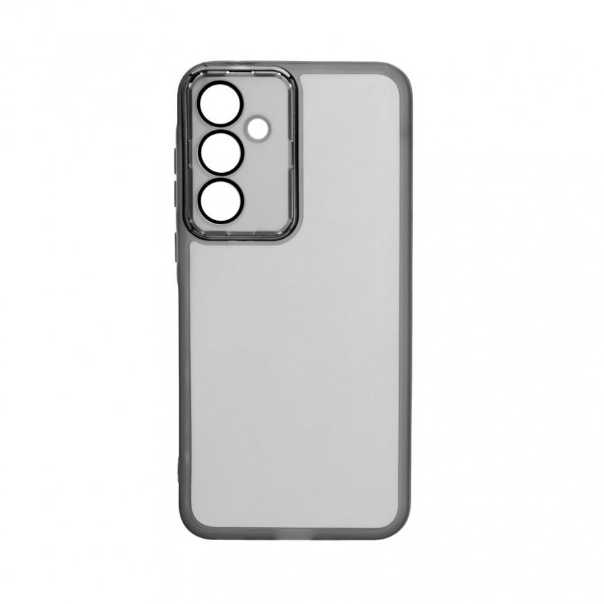 Samsung Galaxy A35 Transparent Case and Camera Protection Black