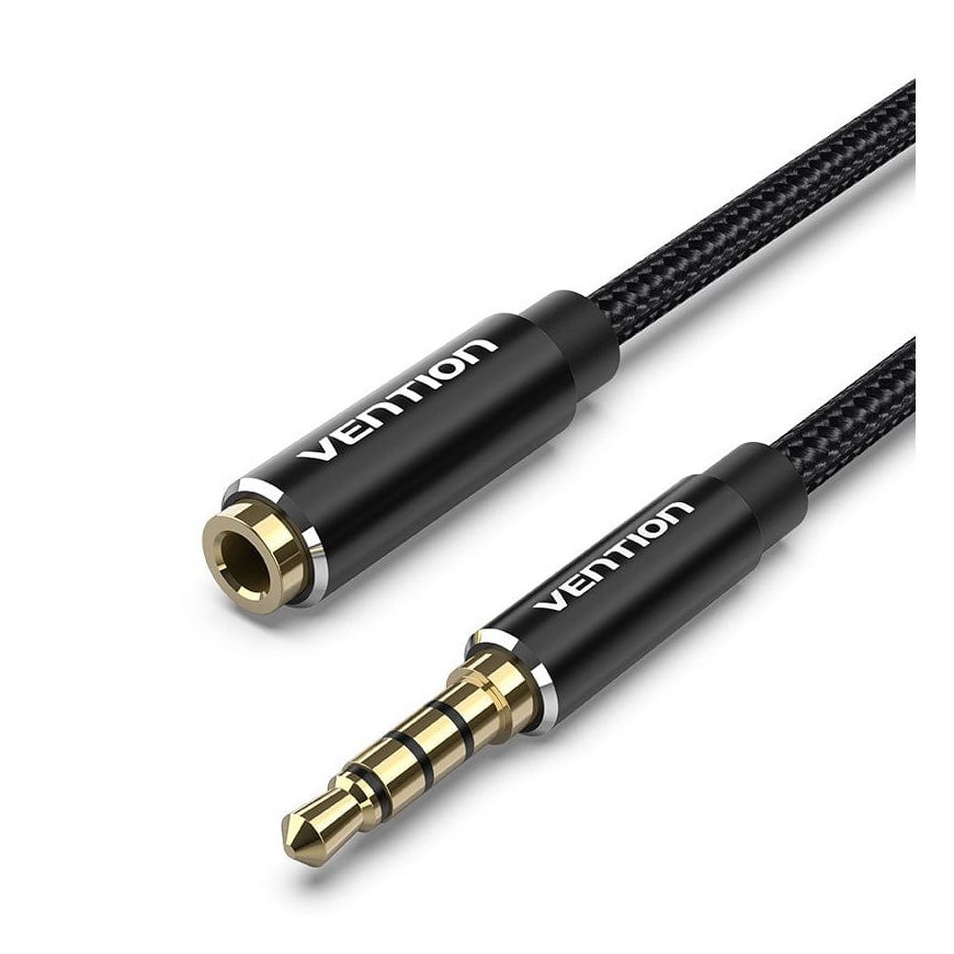 Vention BHCBI audio kabelis 3 m 3.5mm TRRS Melns