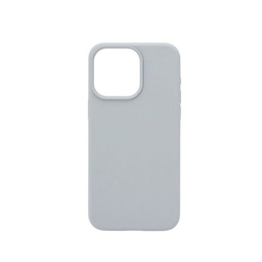 Apple iPhone 15 Pro Premium Magsafe Soft Touch Silicone Case New Function Grey Blue