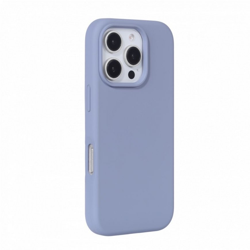 Apple iPhone 16 Pro Premium Magsafe Soft Touch Silicone Case Lavender Gray