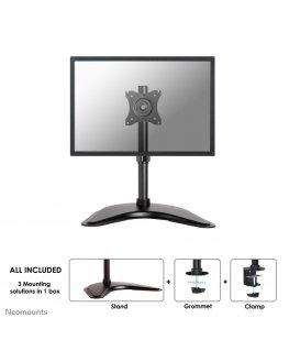 Neomounts NM-D335BLACK monitori kinnitus ja alus 76,2 cm (30") Laud Must