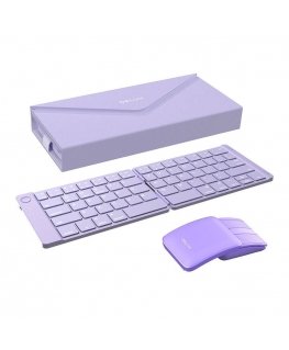 Set Wireless foldable Keyboard Delux KF10 and mouse MF10PRO