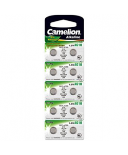 Camelion AG10/LR54/LR1131/389, Alkaline Buttoncell, 10