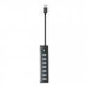 Orico PW7U USB to 7x USB 3.0 Hub Adapter (black) Orico PW7U USB to 7x USB 3.0 Hub Adapter (black)