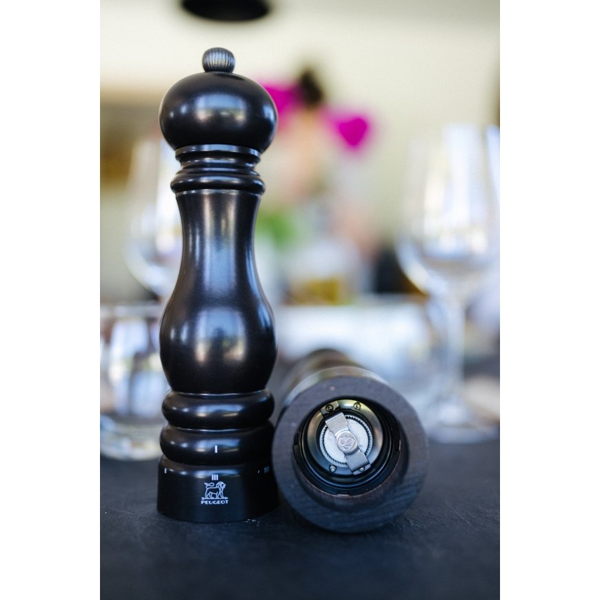 Peugeot Paris Satin Black pepper mill, 22 cm – 5