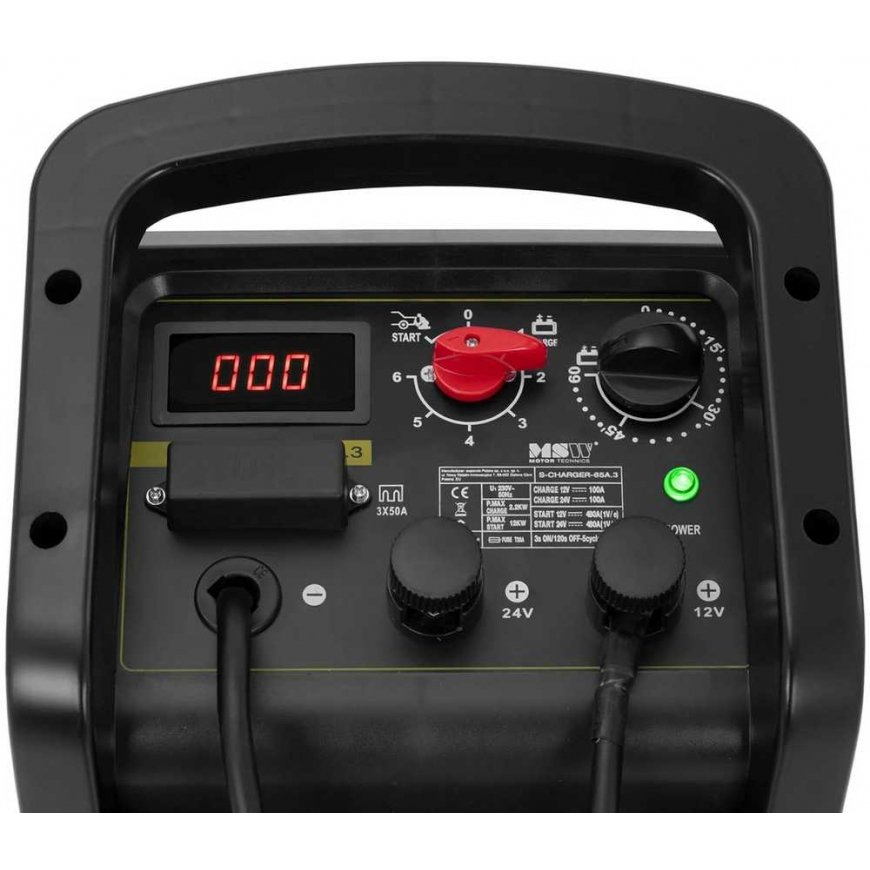 MSW Artificial car rectifier with emergency start 12/24 V 100 A – 3