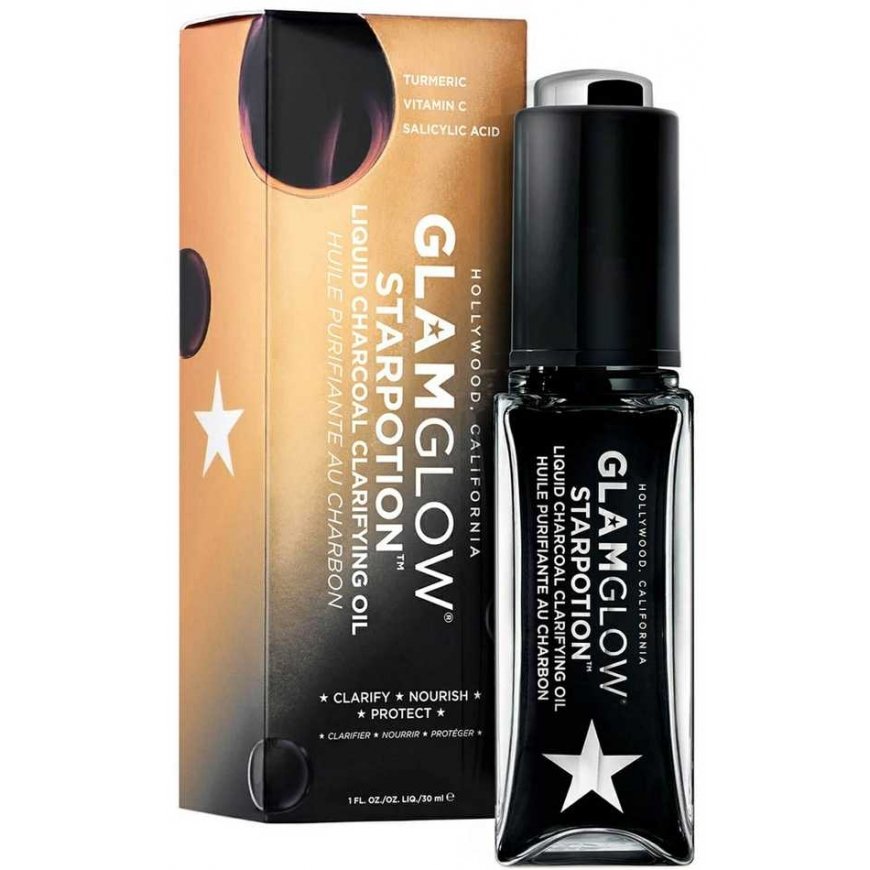 Glamglow GLAMGLOW_Starpotion Charcoal Gaivinantis Oil veido aliejus 30ml – 2