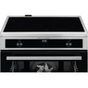 60 cm wide induction cooker with electric oven AEG CIB6647ABM